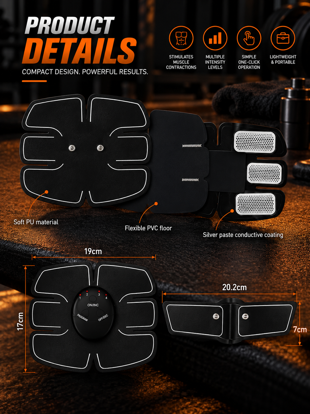 CorePulse EMS Muscle Trainer