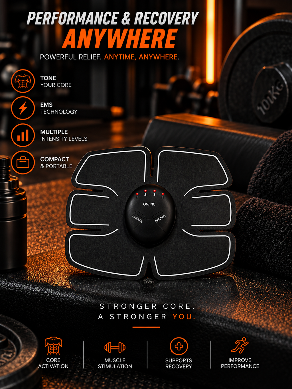 CorePulse EMS Muscle Trainer