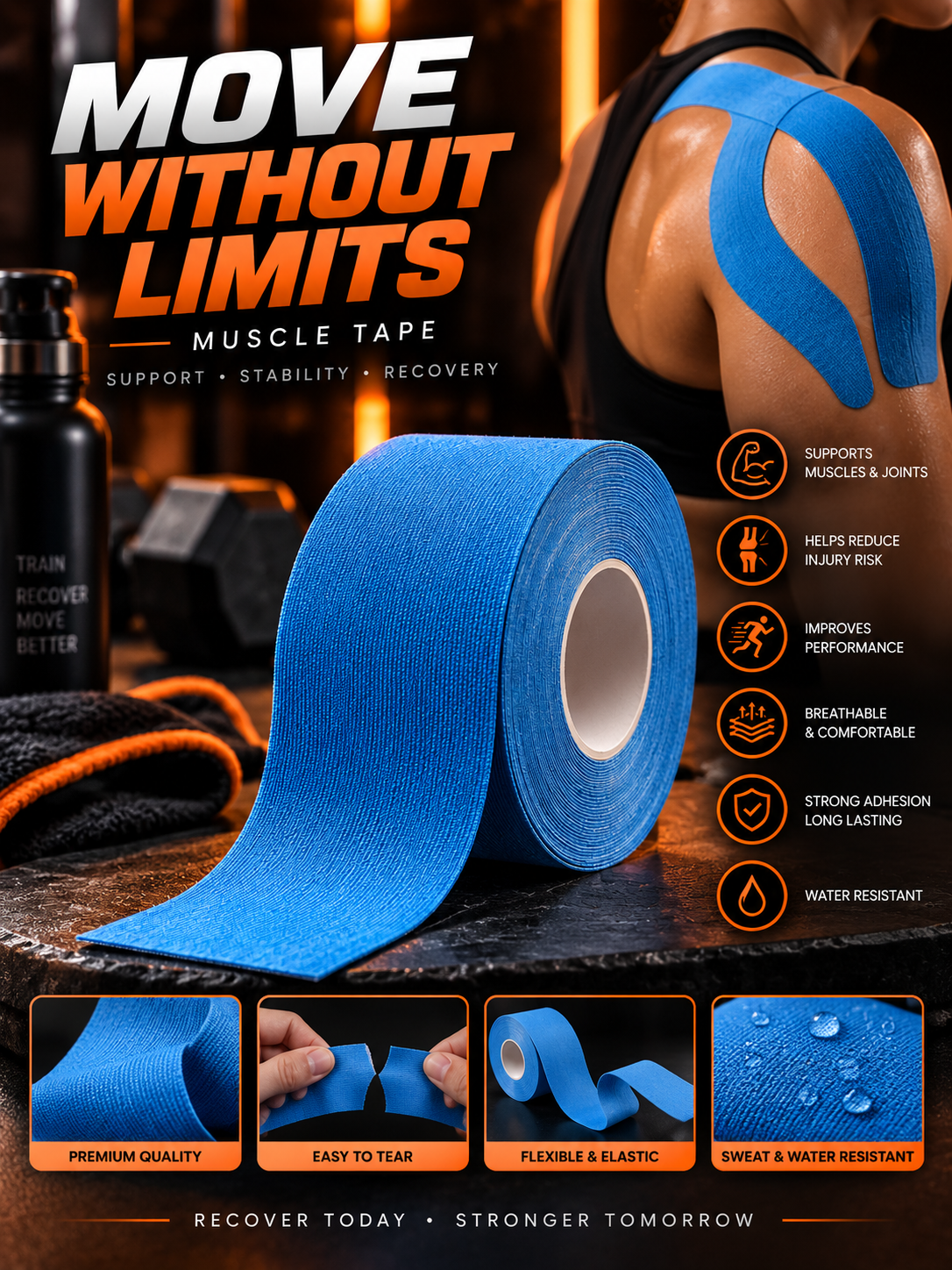 Yster Recovery Adjustable Back Stretcher