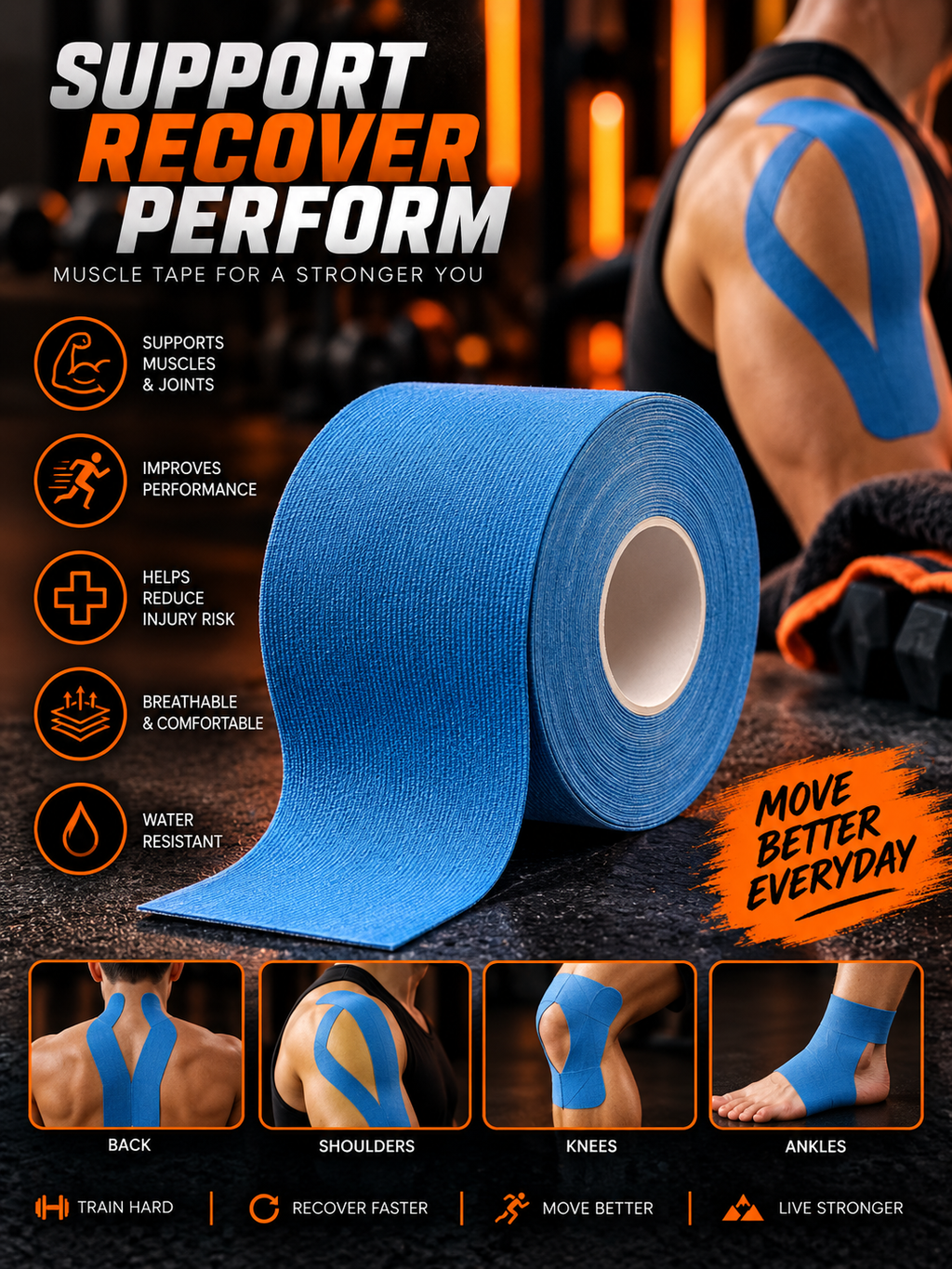 Yster Recovery Adjustable Back Stretcher